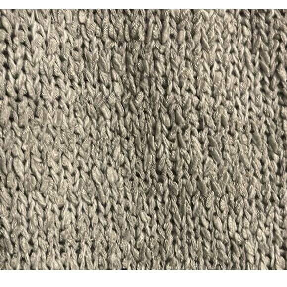 SOLUTION WOMENS BOXY RELAXED FIT CROPPED SWEATER GRAY MARLED KNIT ONE SIZE - Picture 2 of 7